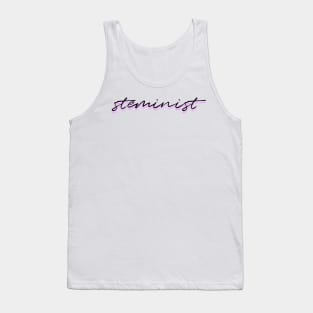 Steminist purple Tank Top